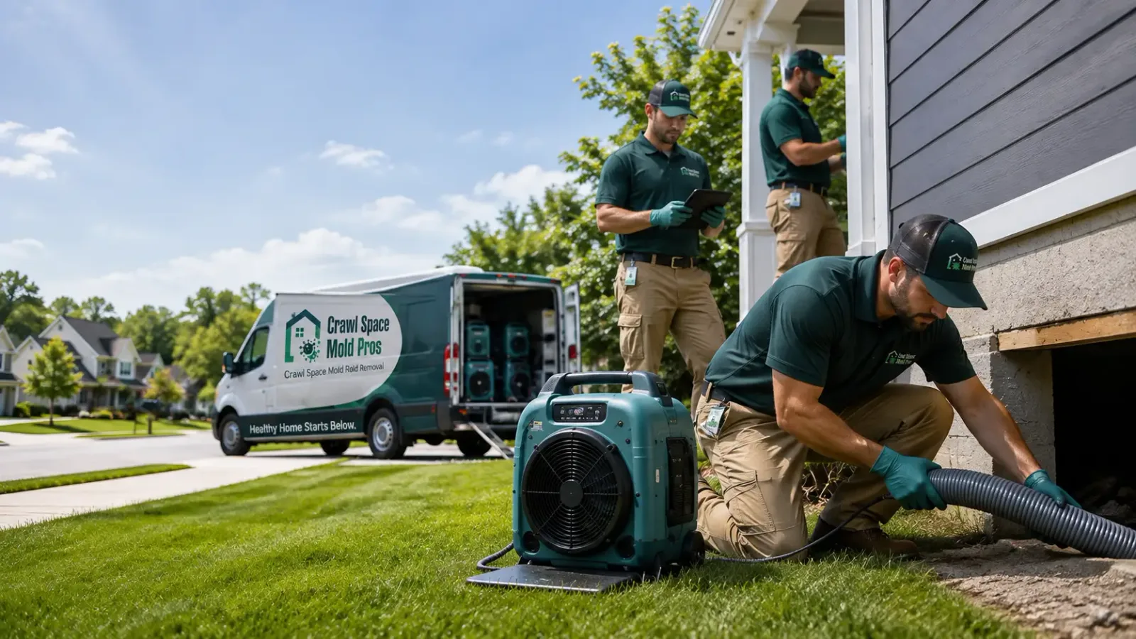 Crawl Space Mold Removal in Denver, IA